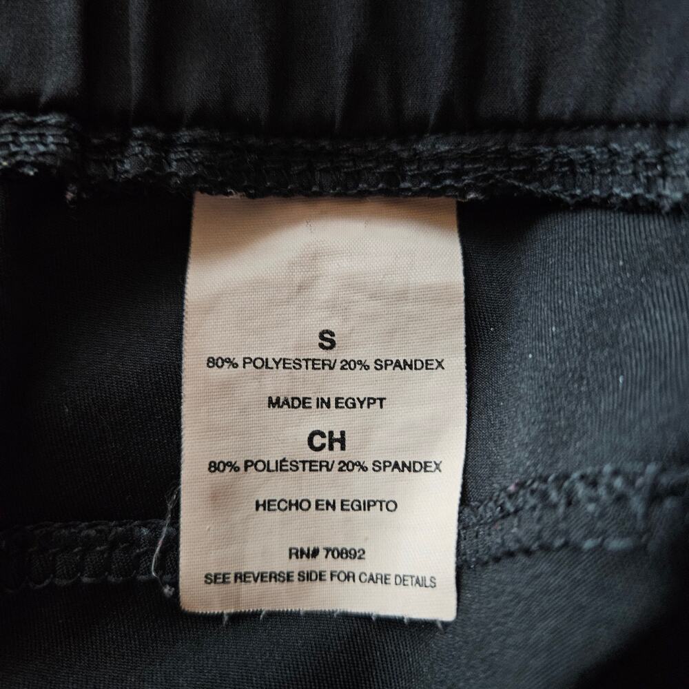 Skora Jogger Pants Small Black Drawstring Waist Pocket Activewear Streetwear - Picture 10 of 10
